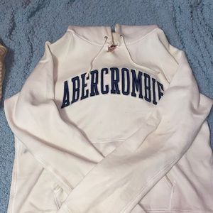 Abercrombie white hoodie